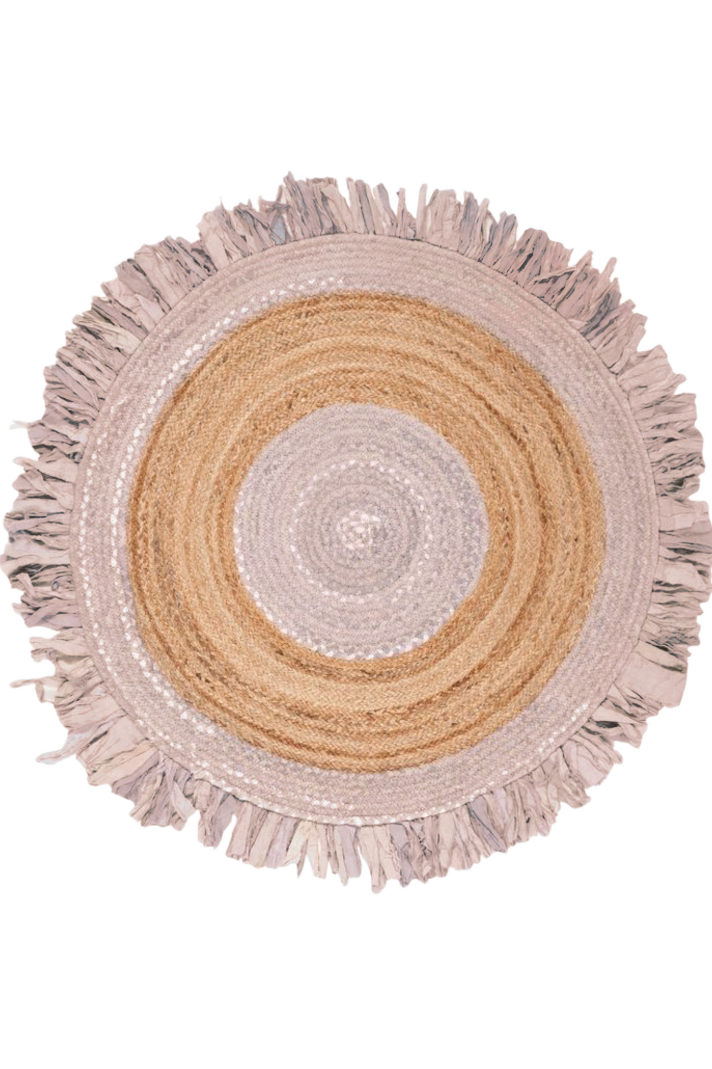 BOHEMIEN COLOURFUL NATURAL JUTE RUG