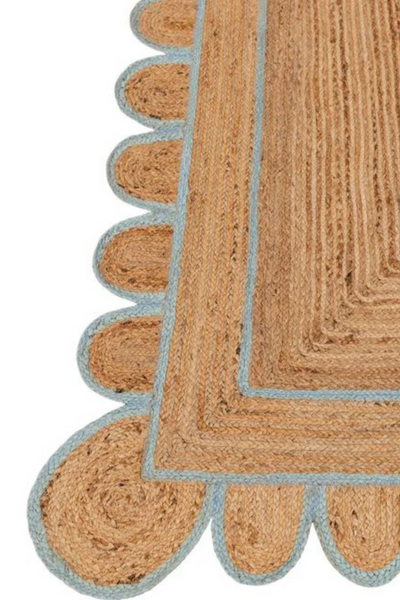 BLOOMING NATURAL JUTE RUG