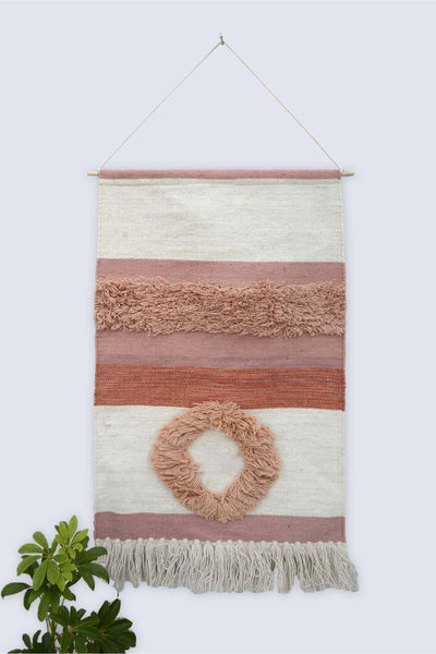 PEACH SUNSET  WALL ART
