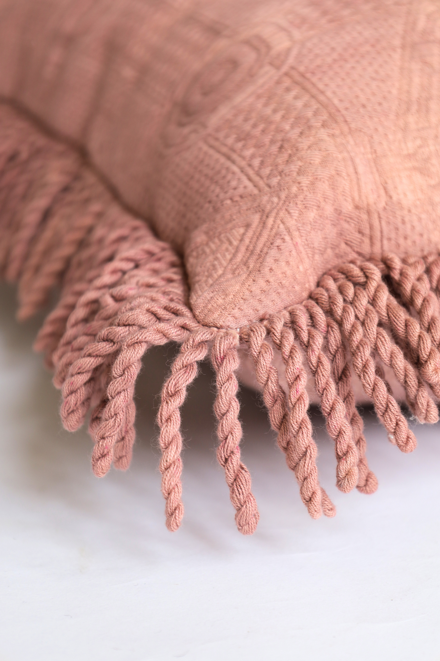 Rapture rose textured cushion