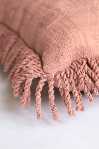 Rapture rose textured cushion