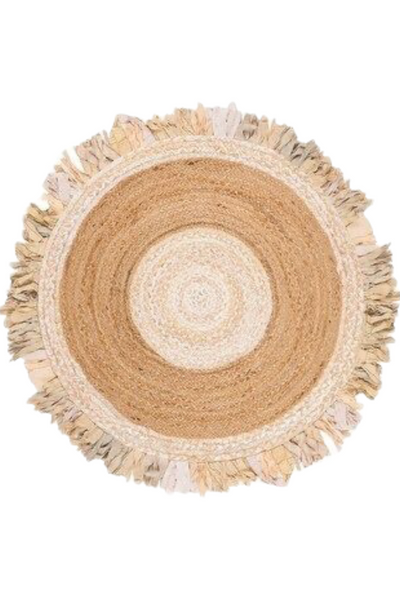 SNOW ORBIT JUTE RUG