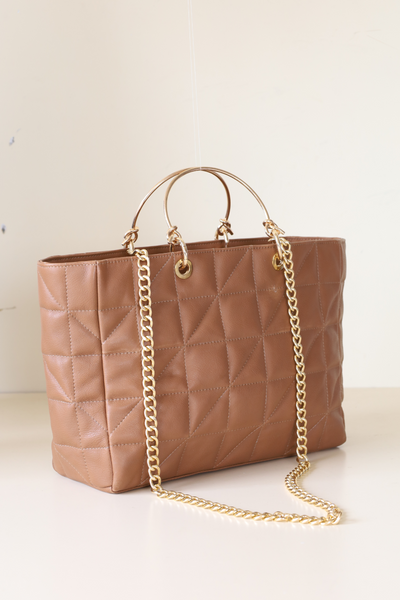 QUILTED Leather handbag