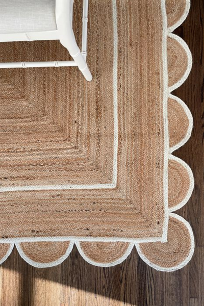 BLOOMING NATURAL JUTE RUG