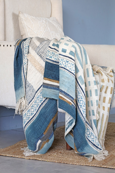 URBANIC BLOCK PRINT BLANKET.