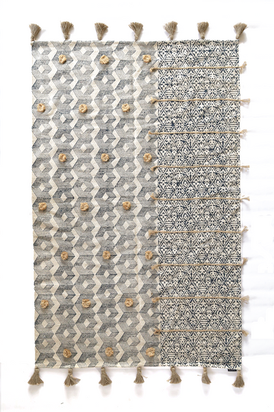 ILLUSION BLOCK PRINTED RUG