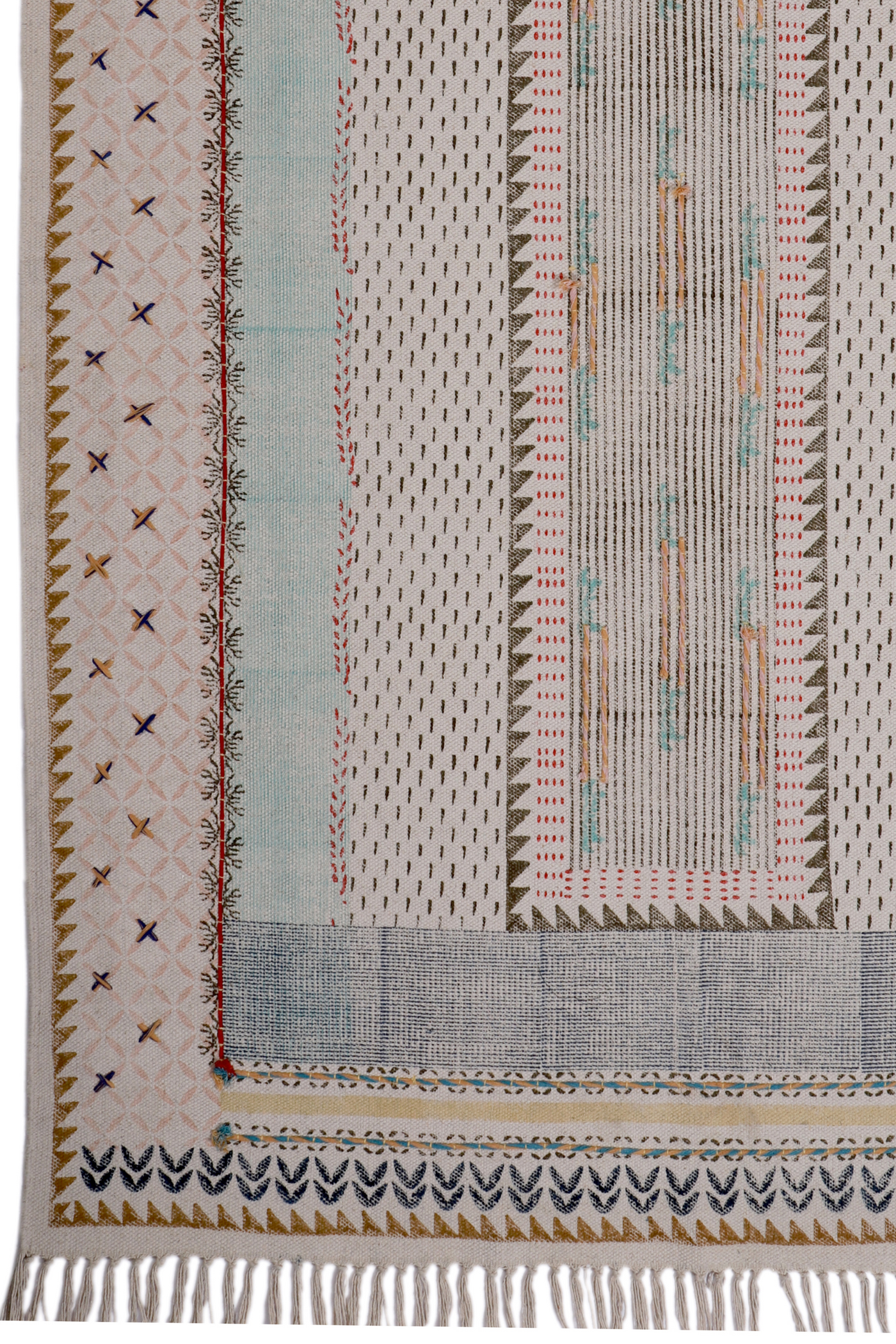 BOTANICAL BLOCK PRINT RUG