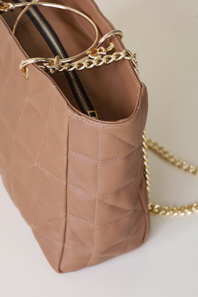 QUILTED Leather handbag