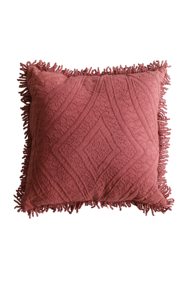 Rapture rose textured cushion
