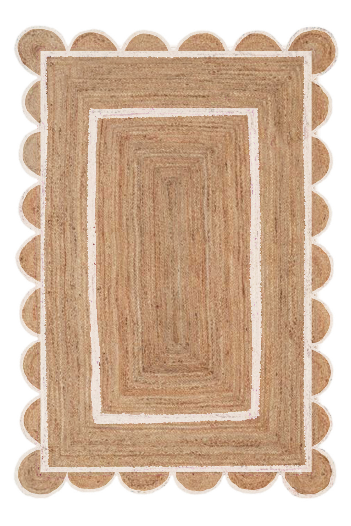 BLOOMING NATURAL JUTE RUG