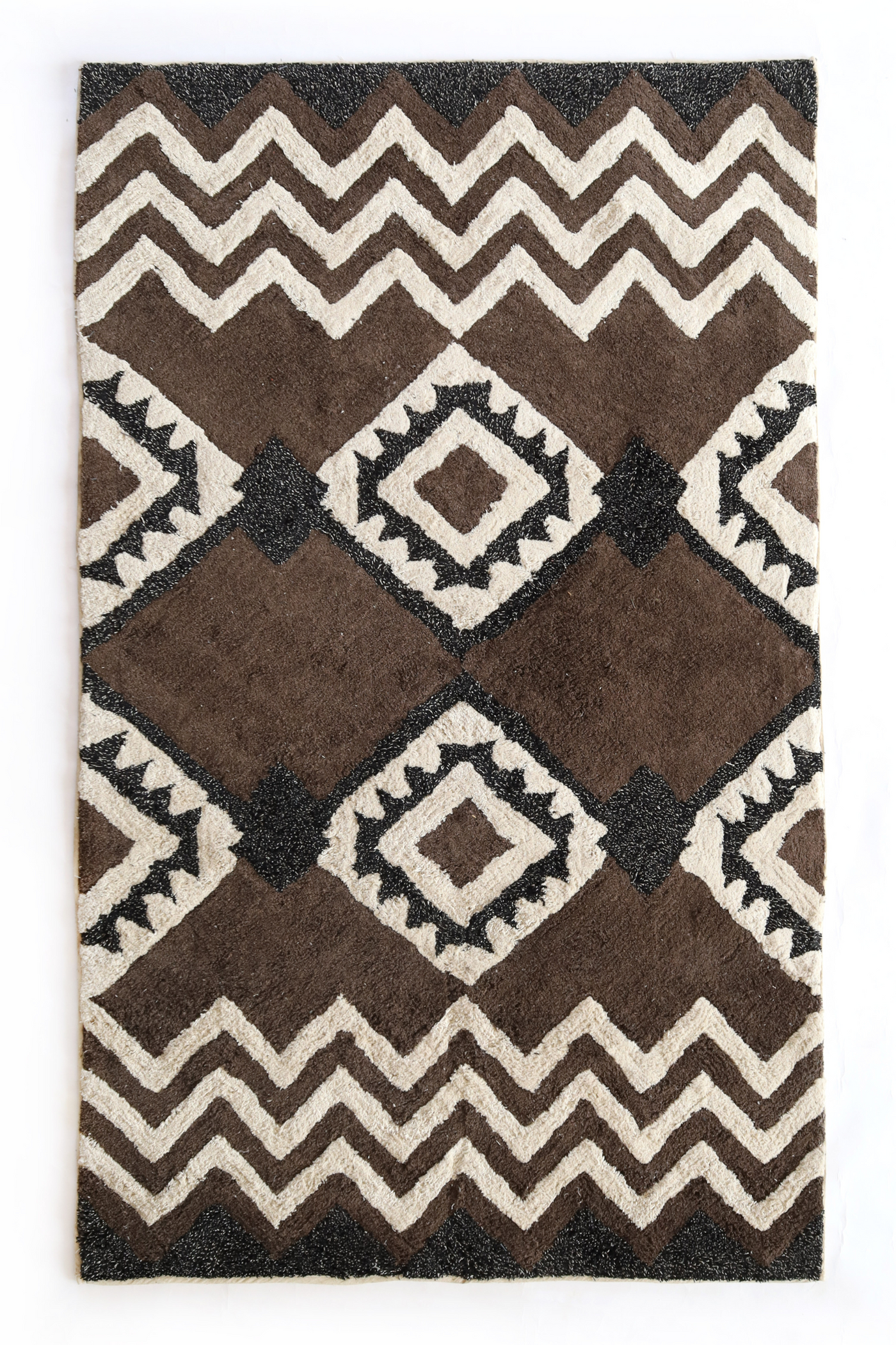 EARTHY GEO TUFTED RUG