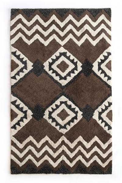 EARTHY GEO TUFTED RUG