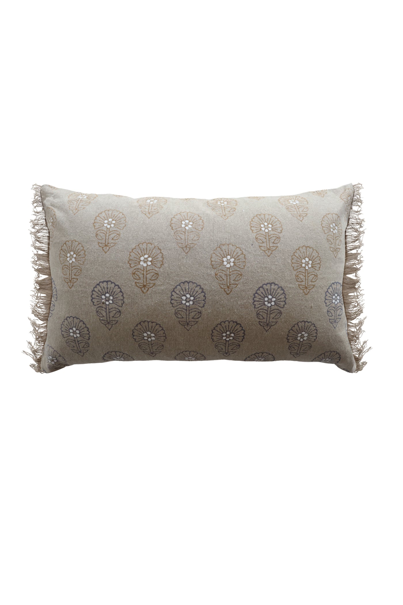 BlocK Floral Printed Cushion