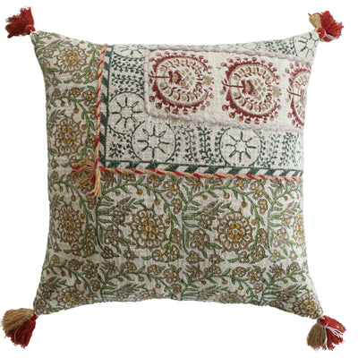 Multi Block Print Cushion Cover