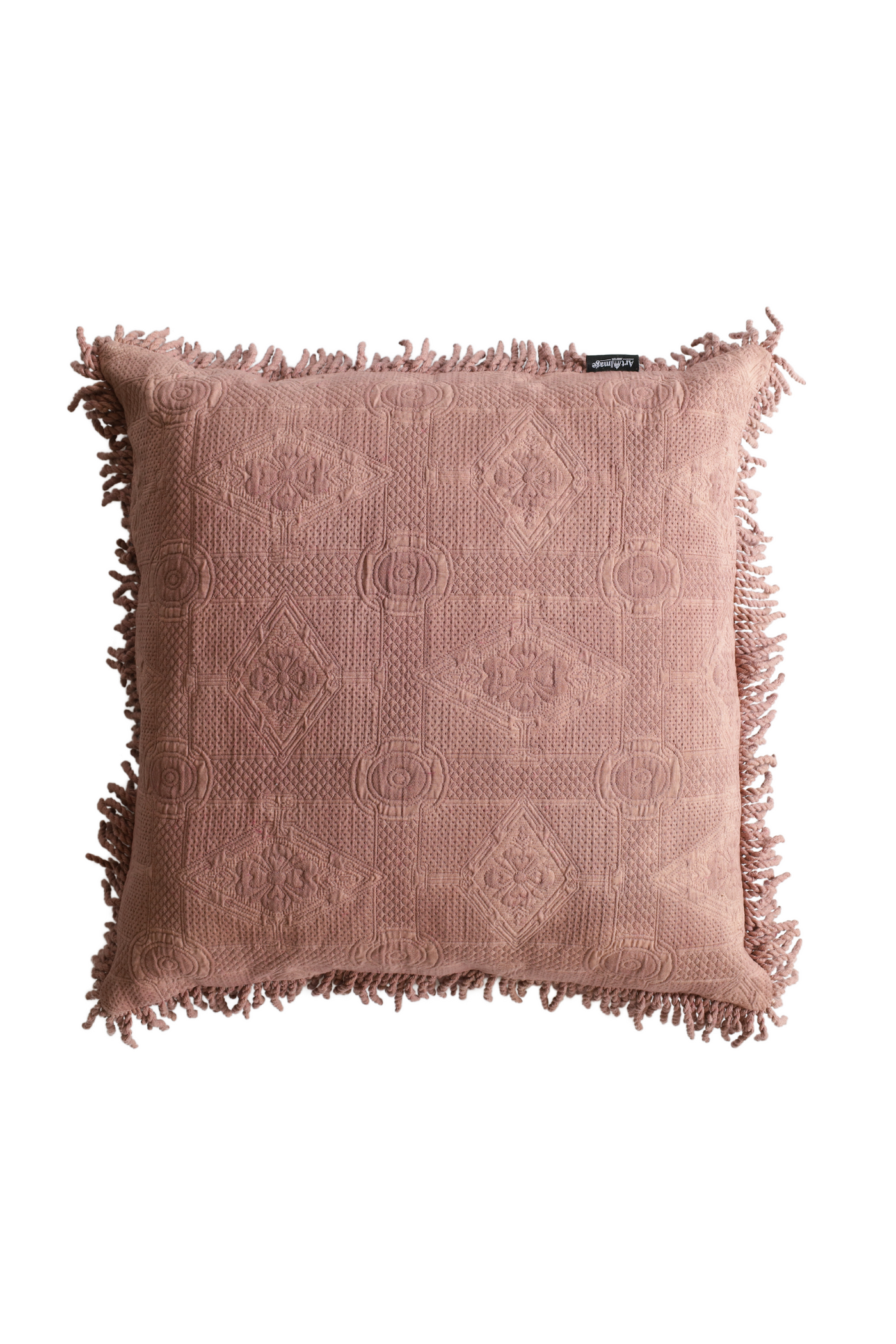 Rapture rose textured cushion