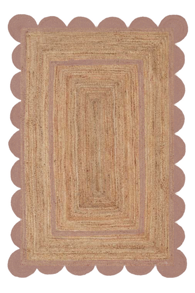 BLOOMING NATURAL JUTE RUG