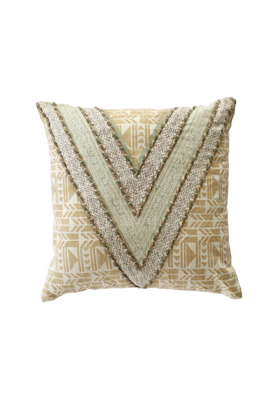 OFFBEAT GEO BLOCK PRINT CUSHION