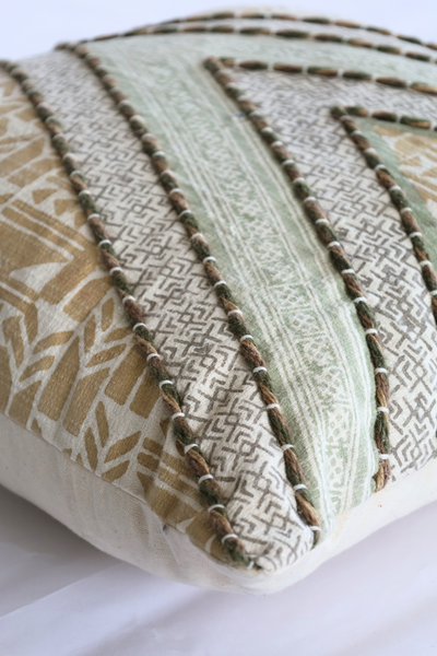 OFFBEAT GEO BLOCK PRINT CUSHION