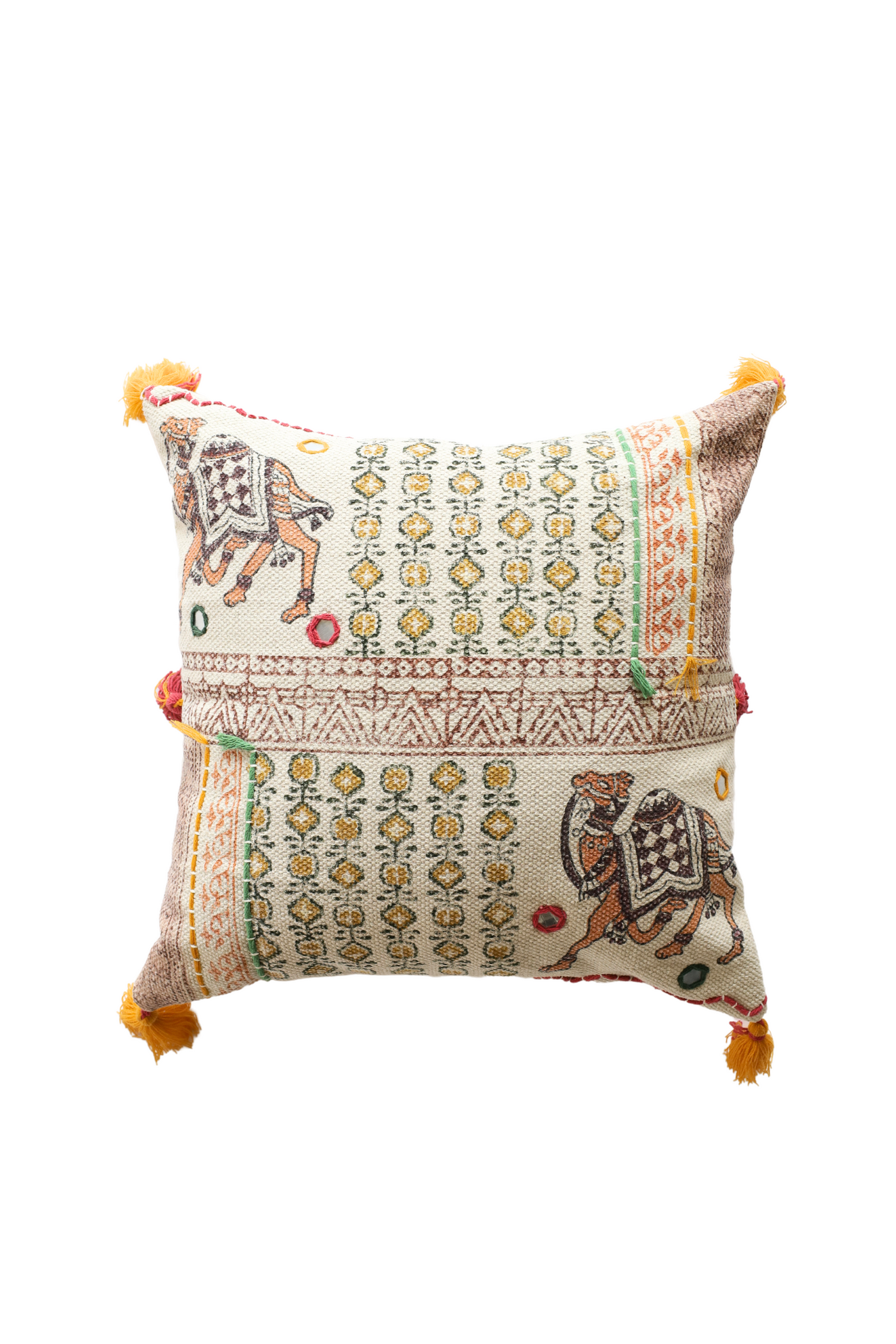 Banjara Block printed cushion