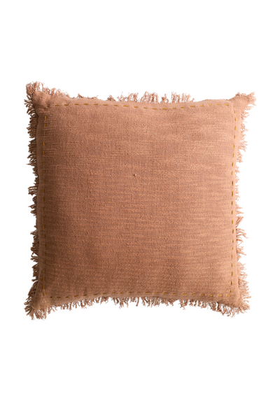 Sun baked textured cushion