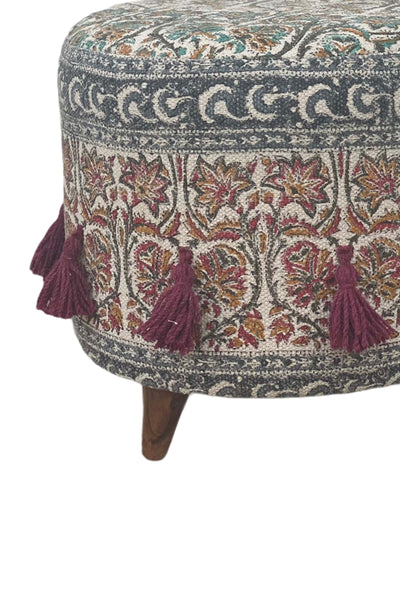ROSE WOOD OTTOMAN