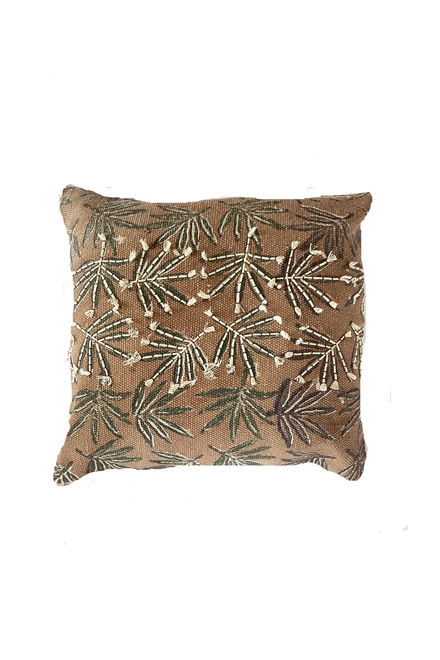 EVERGREEN BLOCK PRINT COMBO OF 3 CUSHION