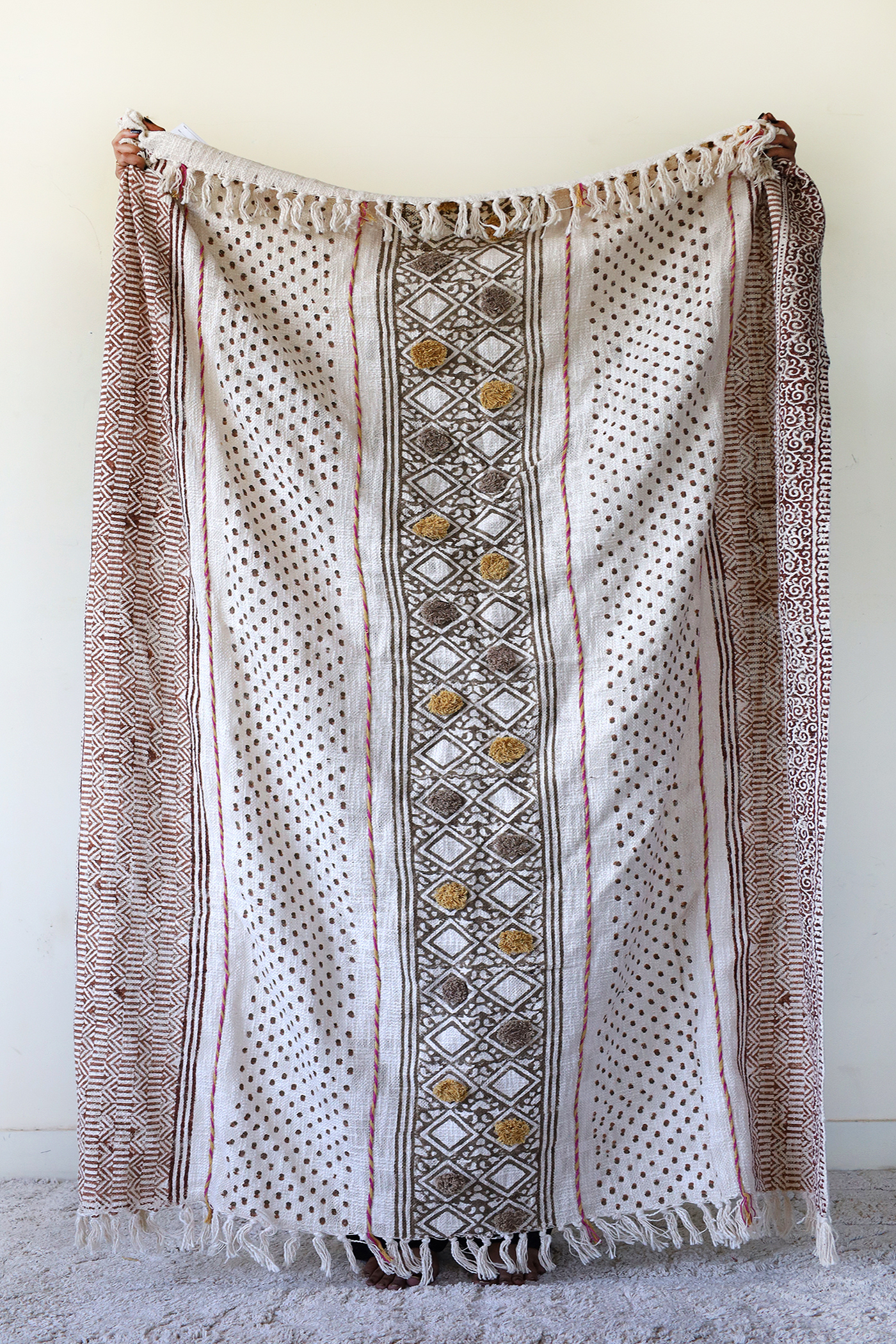 NOMADS BLOCK PRINT BLANKET