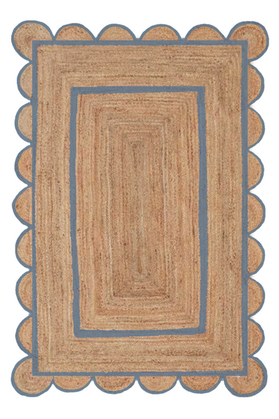 BLOOMING NATURAL JUTE RUG