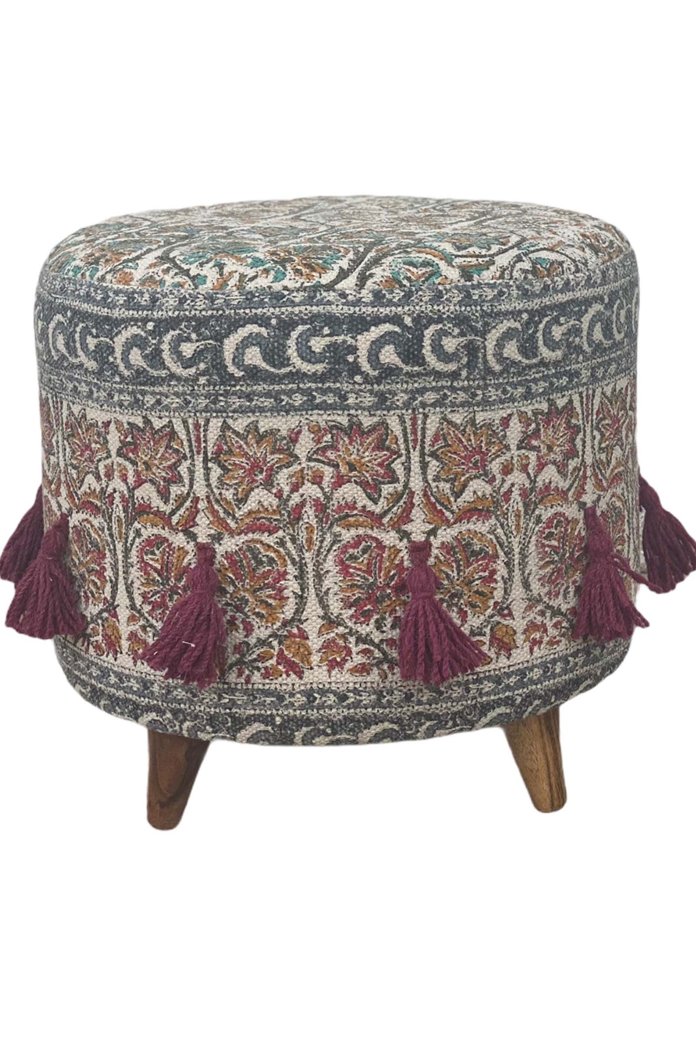 ROSE WOOD OTTOMAN