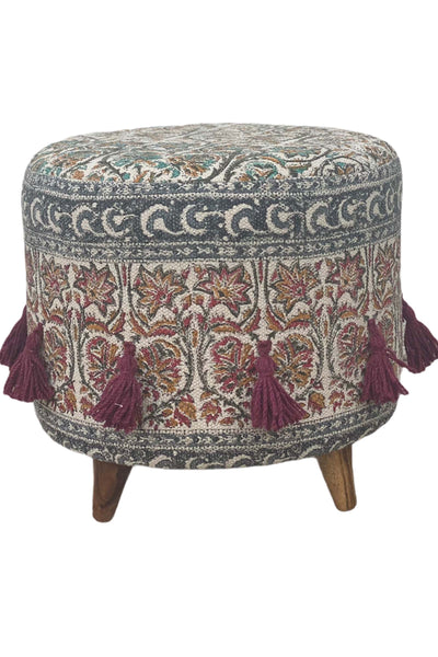 ROSE WOOD OTTOMAN
