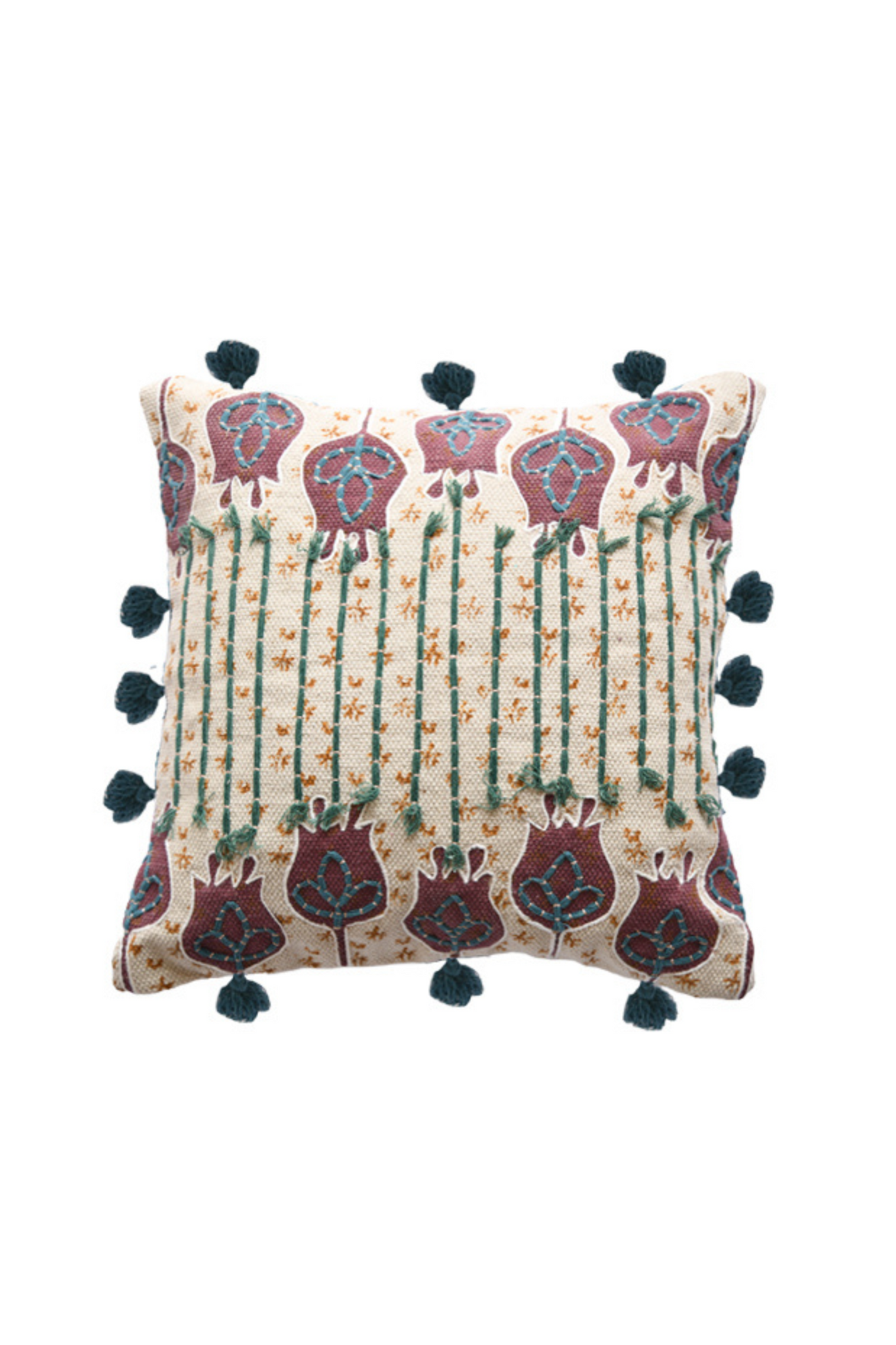 INDI FOLK BLOCK PRINT CUSHION
