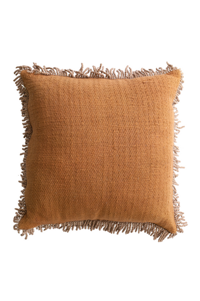Terracotta textured cushion