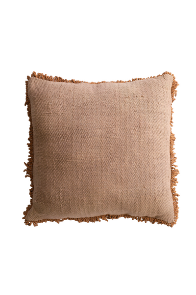 Terracotta textured cushion