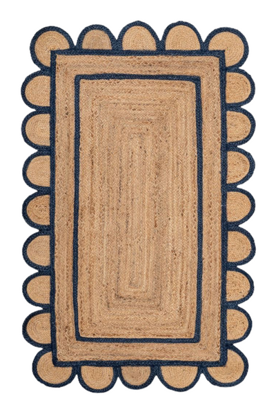 BLOOMING NATURAL JUTE RUG