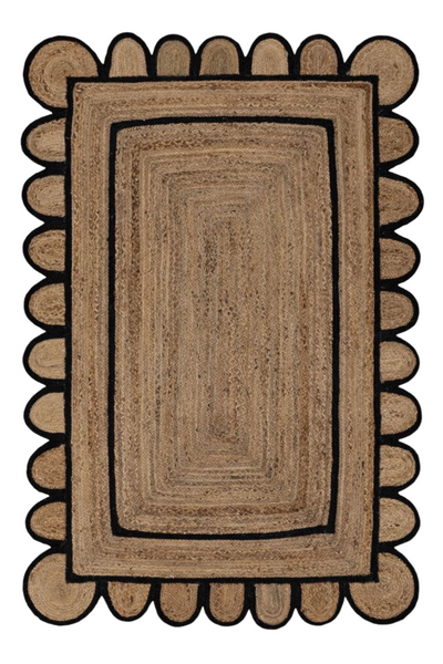 BLOOMING NATURAL JUTE RUG