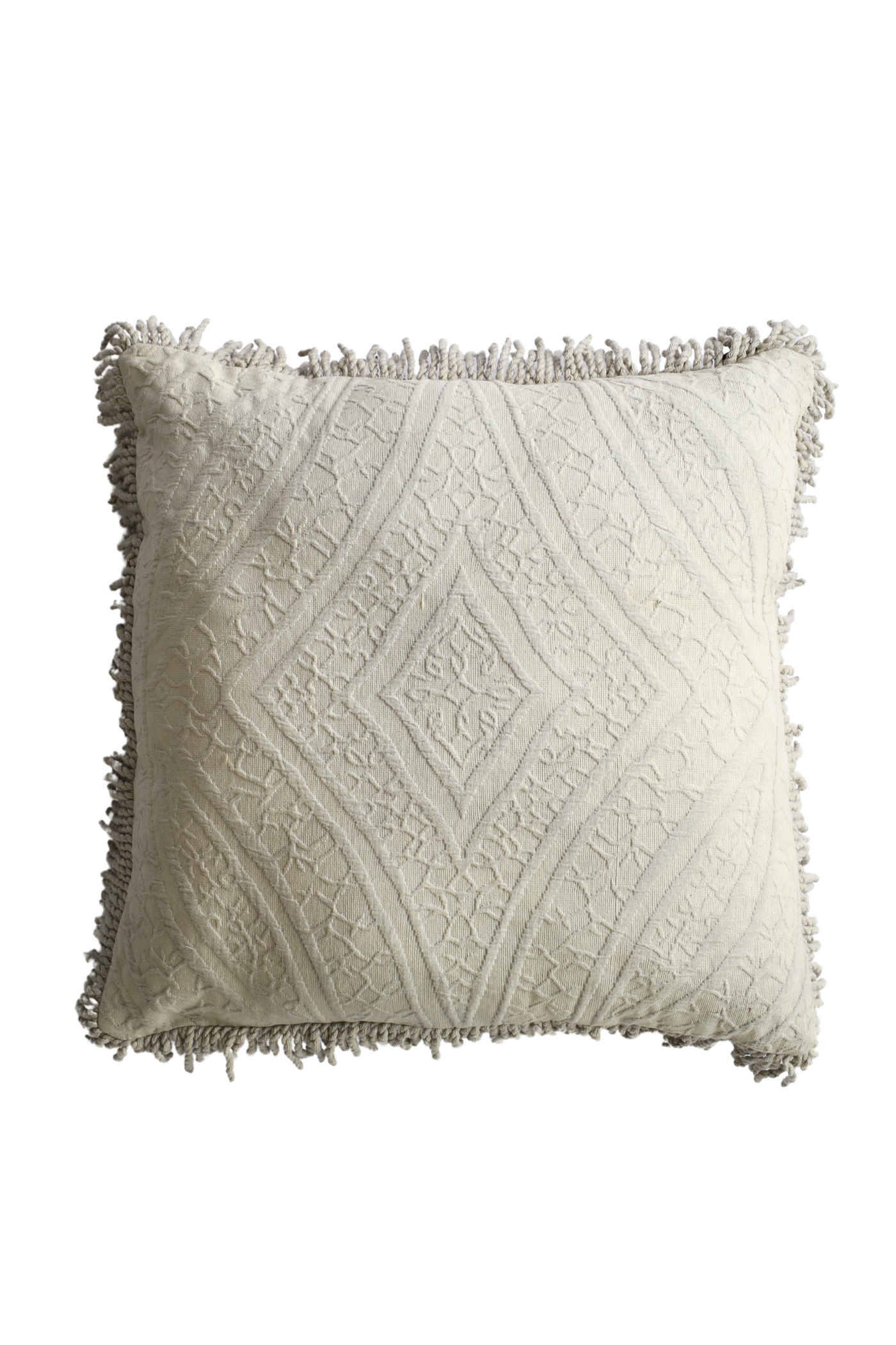 Cloud cream Textured cushion