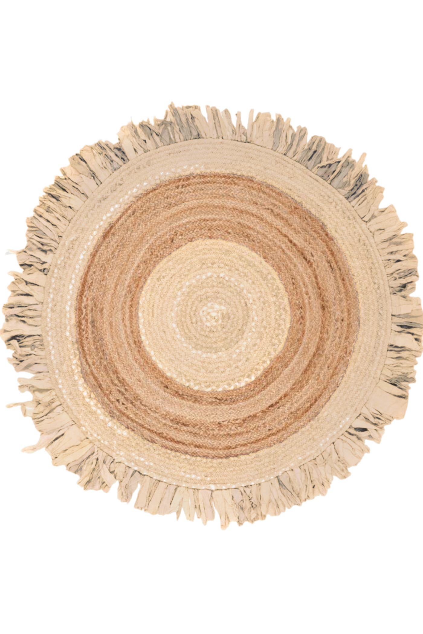 BOHEMIEN COLOURFUL NATURAL JUTE RUG