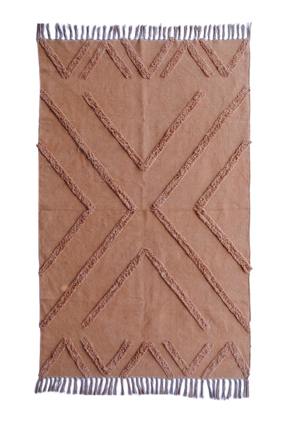 TERRACOTTA GEOS RUG
