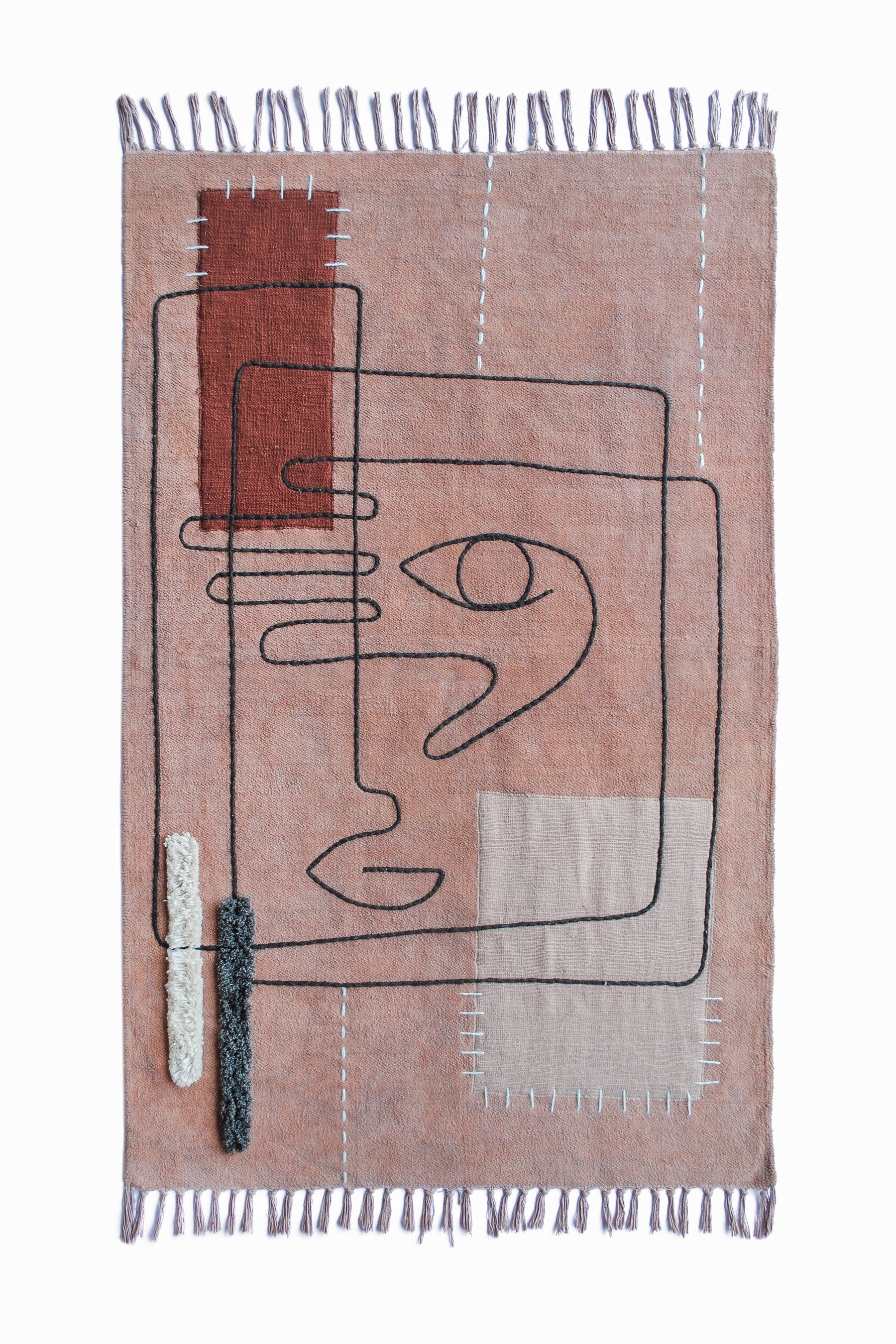 REBOUND EMBROIDERED RUG – artimagejaipur