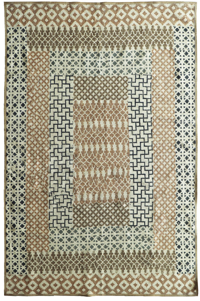 VOYATILE  BLOCK PRINT RUG