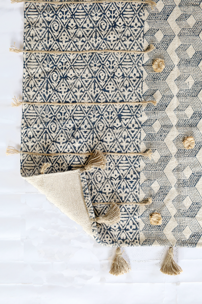 ILLUSION BLOCK PRINTED RUG