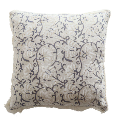 BLACK WHITE PRINTED CUSHION