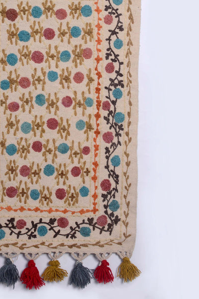 FLORY EMBROIDERED WALL ART