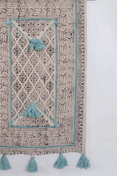 MUGHAL HAND PRINTED WALL ART