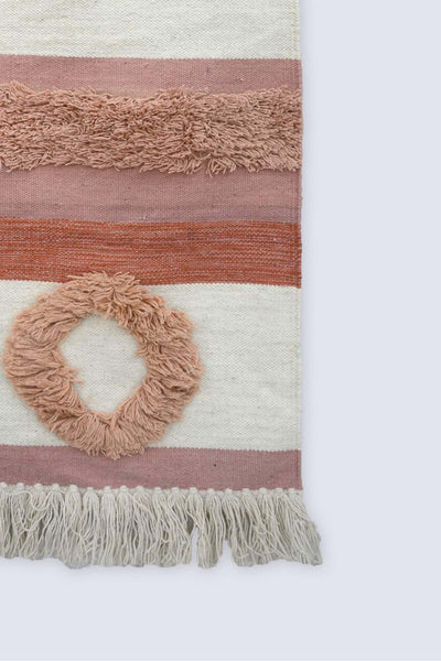 PEACH SUNSET  WALL ART