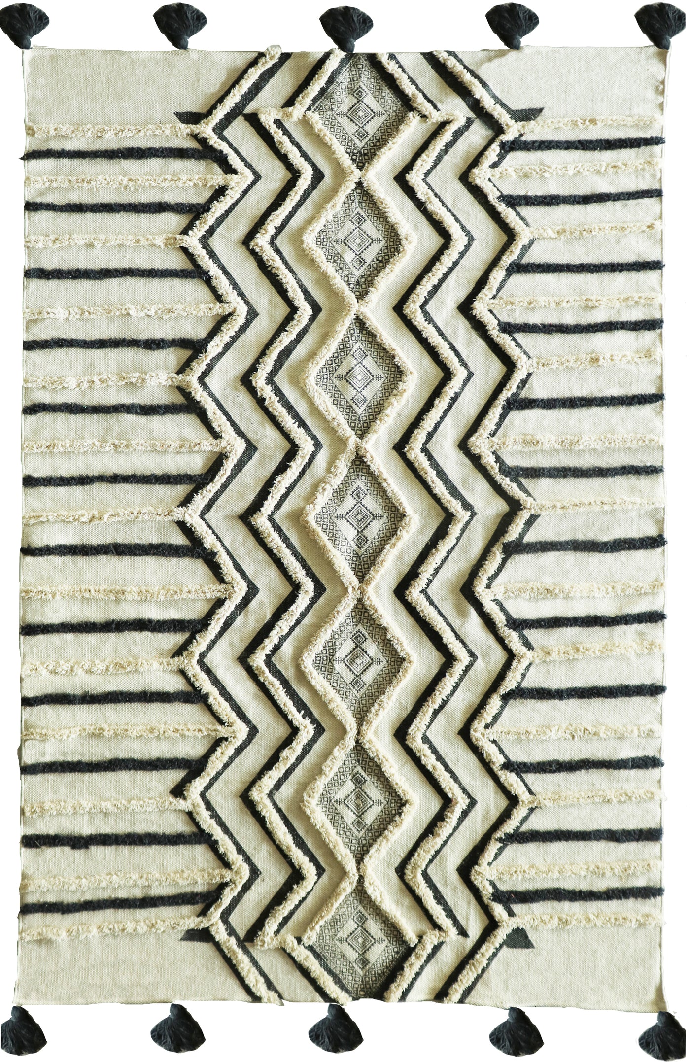 BOHO BLOCK PRINT RUG