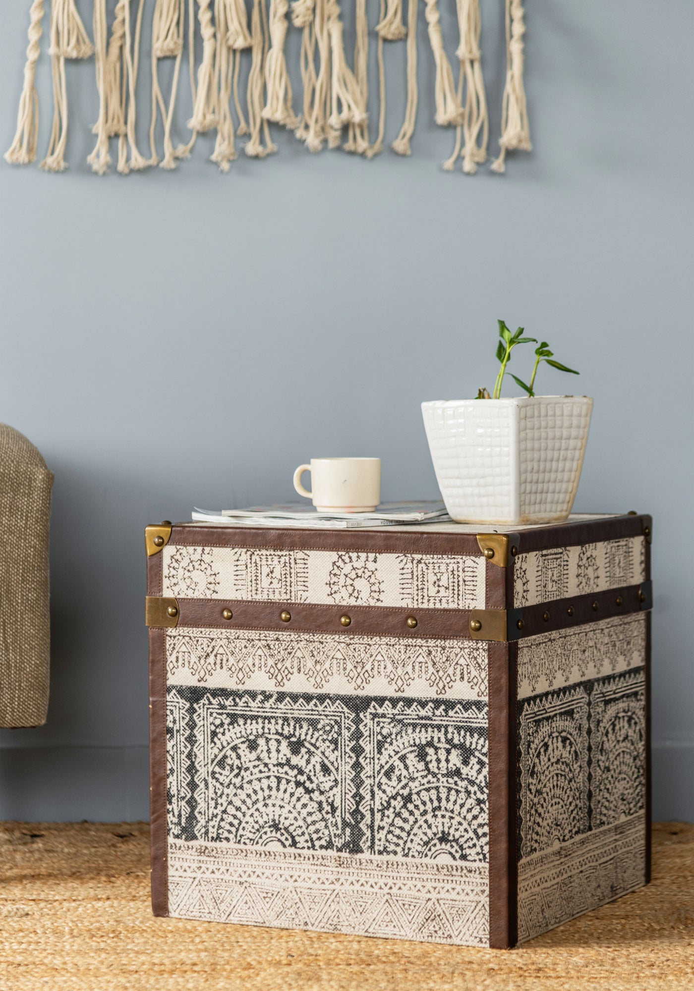 WARLI -PRINTED TRUNK