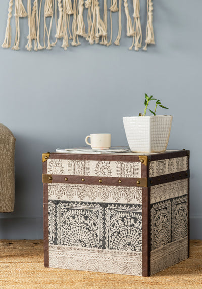 WARLI -PRINTED TRUNK