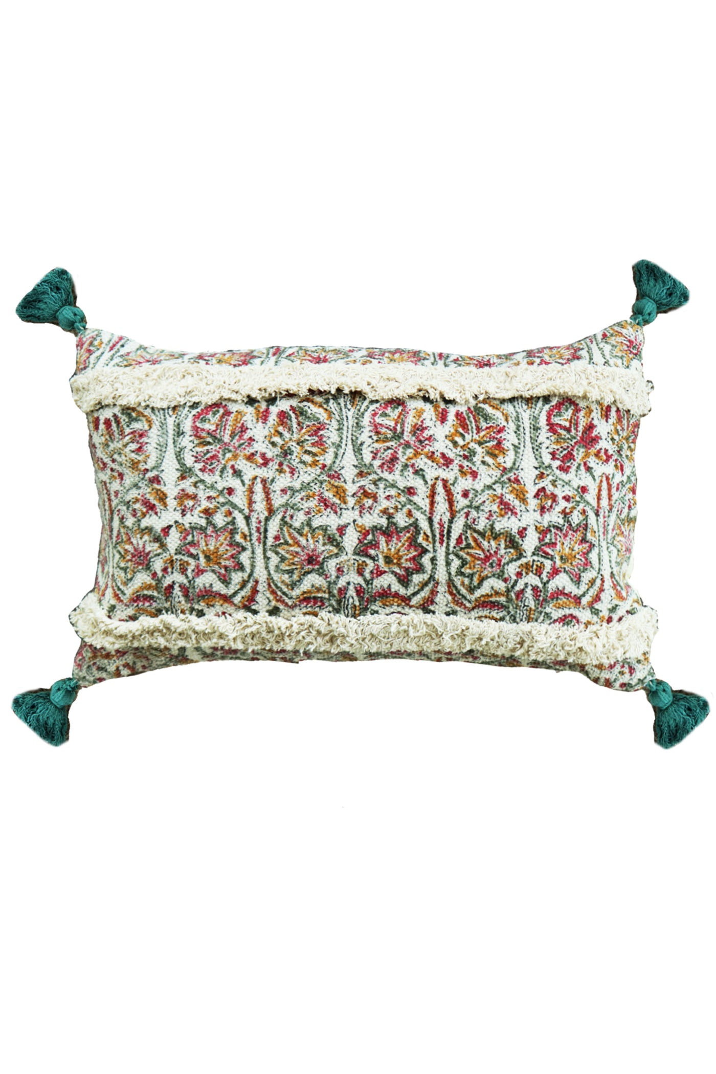 KASHI BLOCK PRINT CUSHION COVER