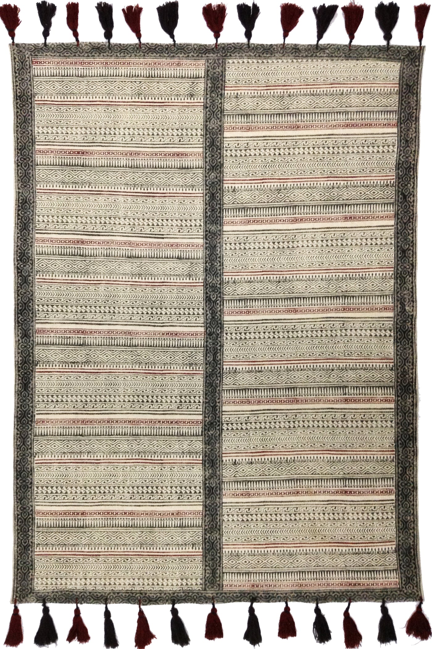 STATMENT BLOCK PRINT RUG